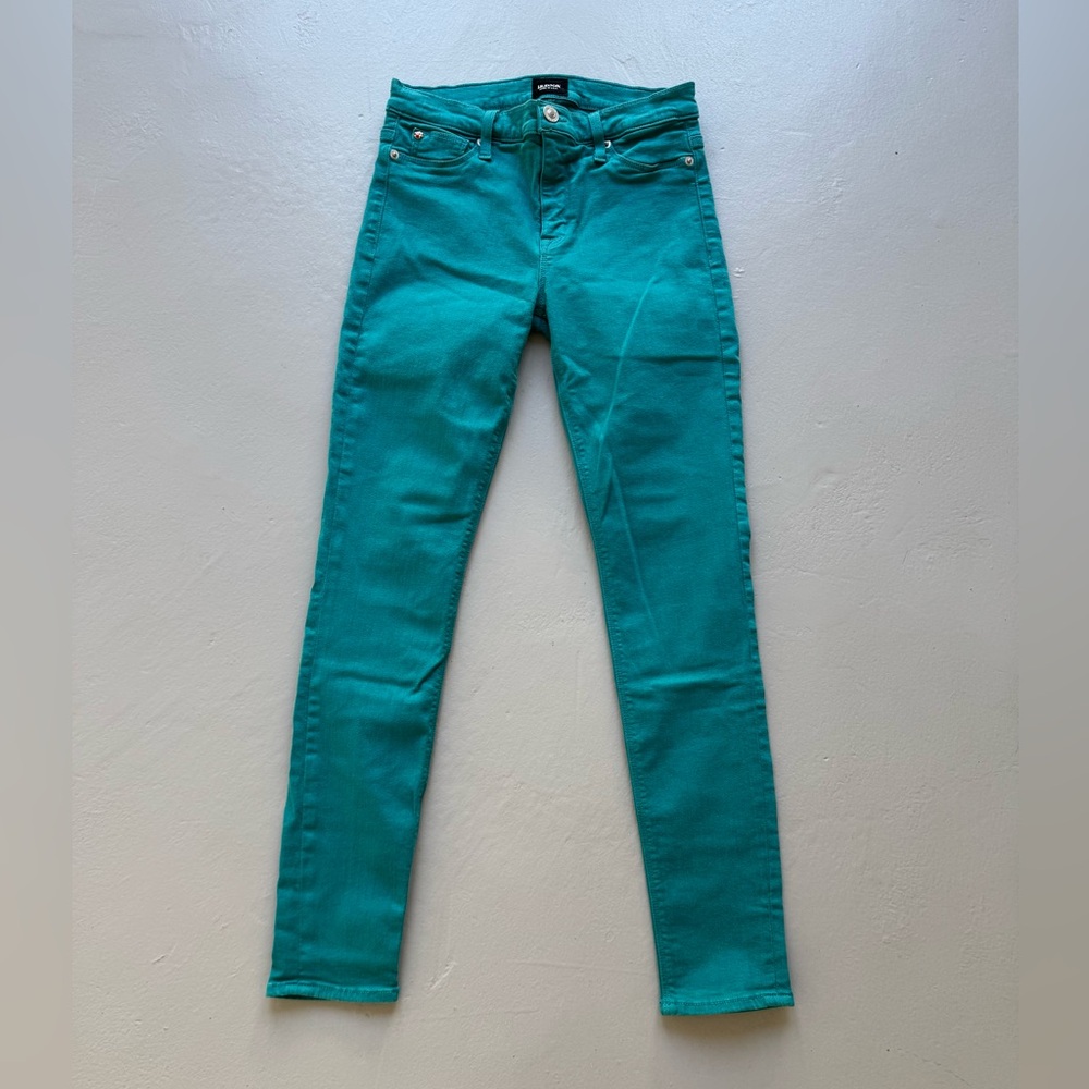 Hudson Jeans Turquoise Skinny Women Jeans